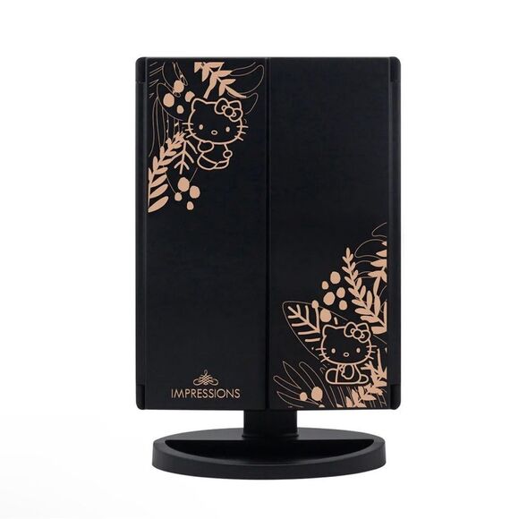 Hello Kitty® Trifold LED Tri-Tone Mirror+ Compact Mirror Bundle Set - Picture 2 of 8